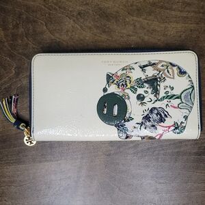 Tory Burch Floral Pig Wallet